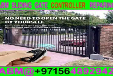 Automatic Sliding Gate controller Machine Fixing Ajman Sharjah