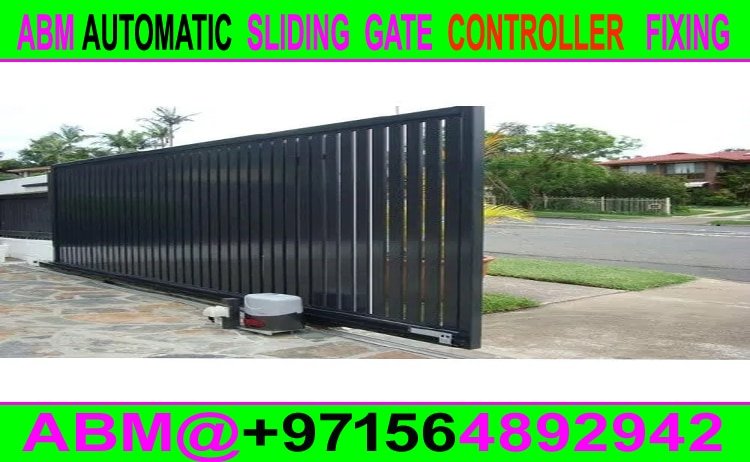 Automatic Sliding Gate controller Machine Fixing Ajman Sharjah