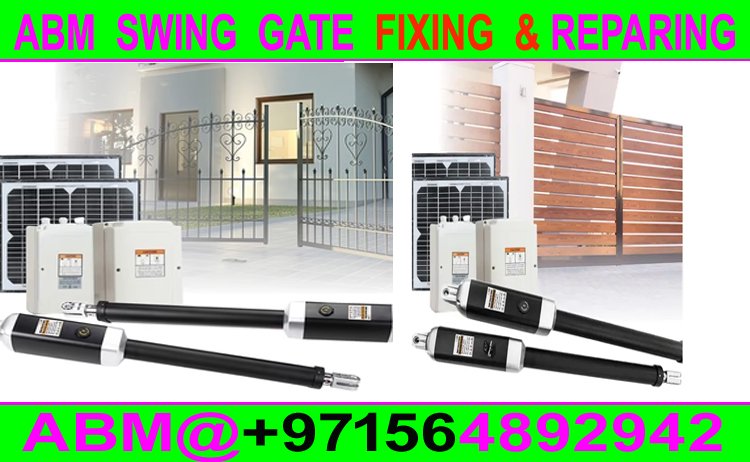 Swing Gate Opener Fixing Company Dubai Ajman Sharjah