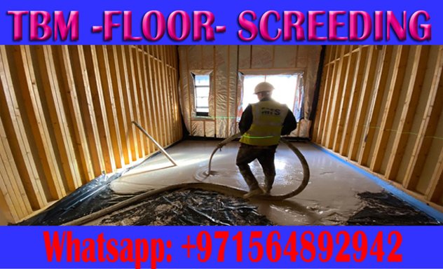 Special Floor Screeding Contractor Ajman Sharjah Dubai