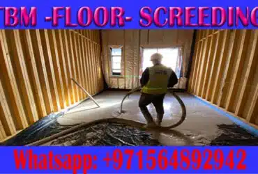 Special Floor Screeding Contractor in Ajman Sharjah Dubai