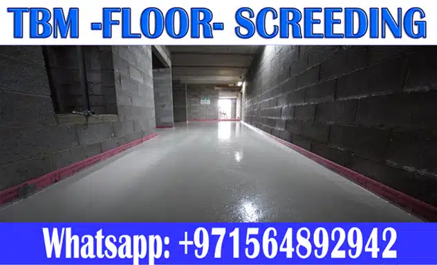 Special Floor Screeding Contractor in Ajman Sharjah Dubai