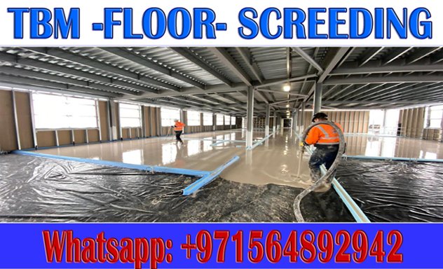Special Floor Screeding Contractor Ajman Sharjah Dubai