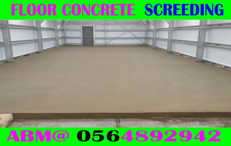 Concrete Floor Screeding Contractor Ajman Dubai Sharjah