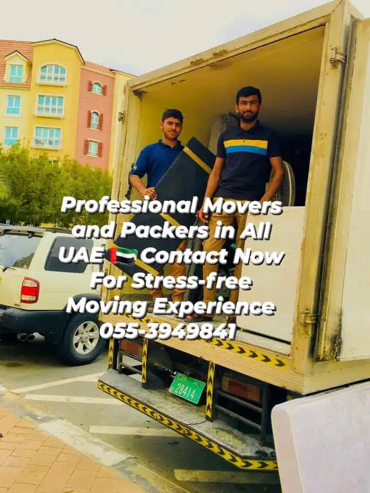 Movers and Packers in Dubai UAE 055-3949841