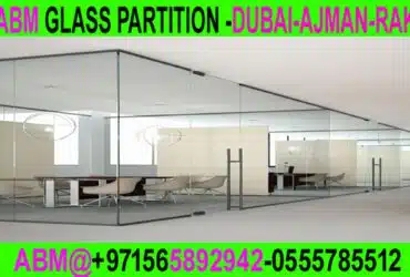 Glass fixing contractor Ajman Dubai Sharjah Ras al Khaima