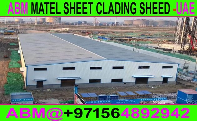 Ruff Panel Cladding Steel Structure Shade Maintenance in Ajman
