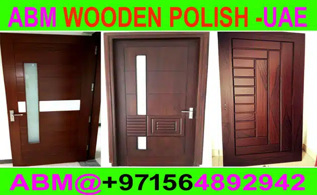 Door Polishing Painting work Contractor in Dubai Ajman Sharjah
