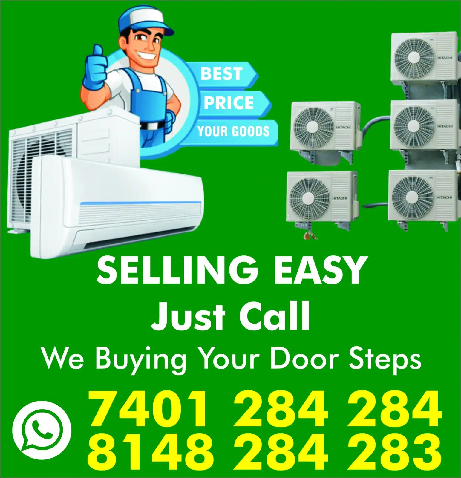 second hand ac buyers Chennai call 8148 284 283