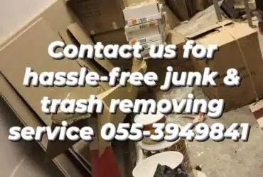 Fast Junk and Trash Removals Service in Dubai UAE 055-3949841
