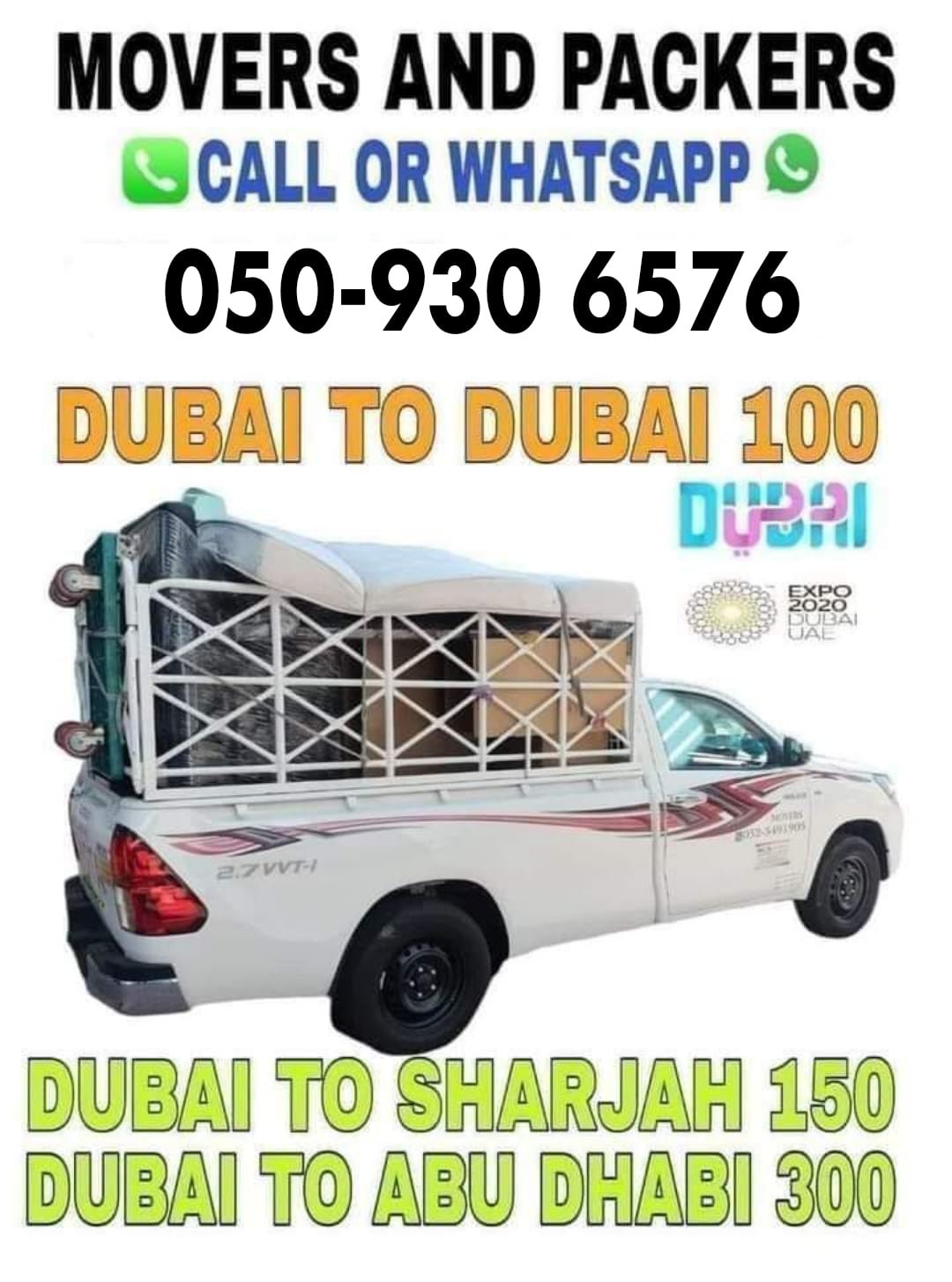 Cheap Movers Packers in Dubai 0523820987
