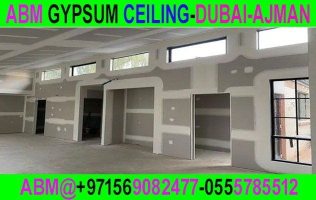 Office Gypsum Wall Partition and Painting Ajman Dubai Sharjah