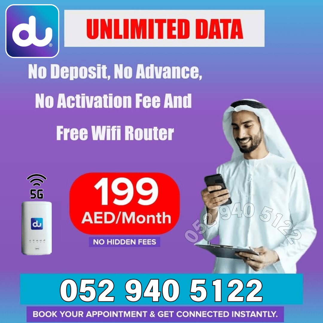 Du Telecom home internet service