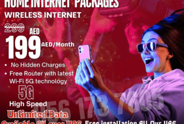 Etisalat home internet service WiFi
