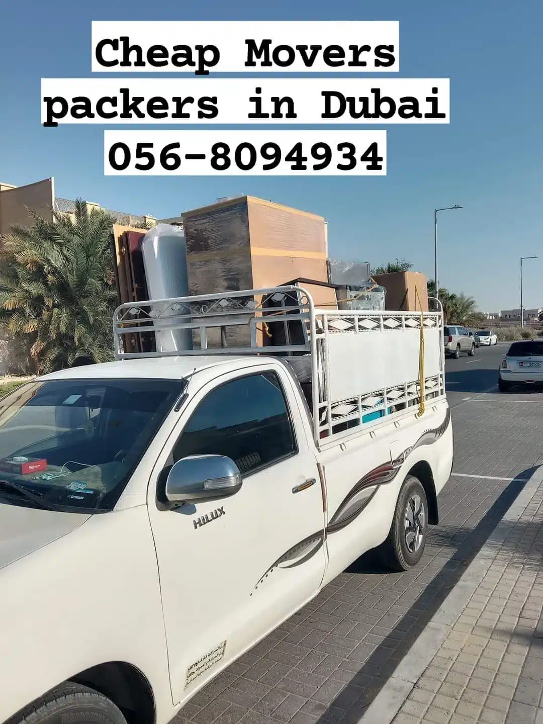 Movers and packers in Jumeirah Golf ESTATES 0568094934
