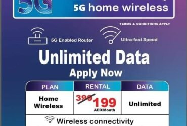 Du home wireless internet AED199 – 0557443900