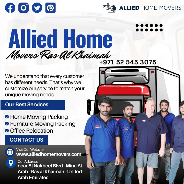 Allied Home Movers: Your Reliable Movers and Packers in Ras al Khaimah
