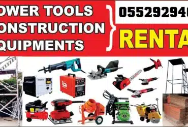 Tools Equipment Rental JVC Dubai 0552929408